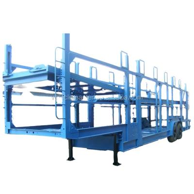 China Truck trailer new double level open design used u transport car trailers for sale for sale