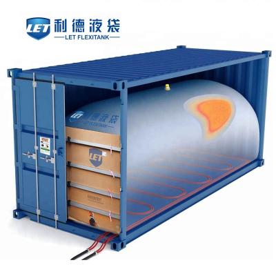 China Bulk molasses flexitank in 20ft container with food grade for non-hazardous liquid transportation for sale