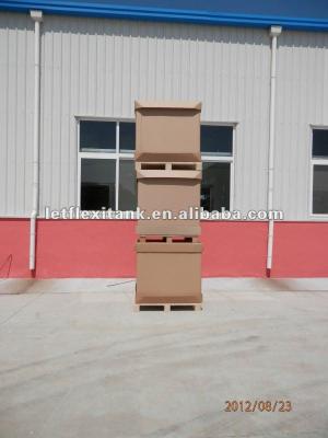 China 1000liter Disposable Cardboard IBC for milk transport for sale