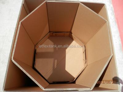 China High Quality 1000 Liter Container Disposable Paper IBC à venda