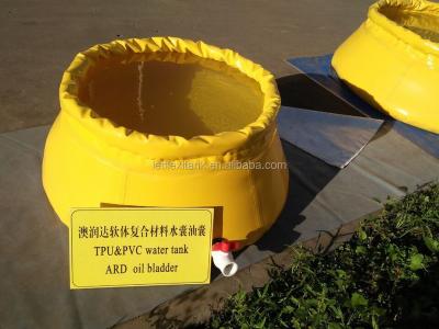 China Collapsible onion shape rainwater storage tank for sale