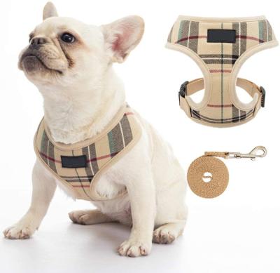 China Hundegeschirr Und Leine Soft Padded Mesh OEM Custom Private Label Dog Harness And Leash Set For Puppy Padded Vest Dog Harness And Leash for sale