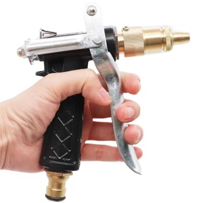 China Durable Pistola de agua Wasserpistole Pistol One Water Gun Adjustable Copper Water Gun Cleaning High Pressure Garden Water Spray Gun UCE for sale