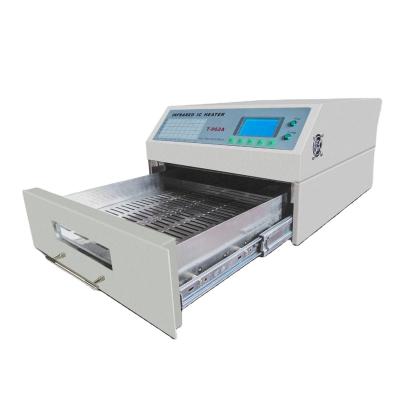 China Smart SMT LED PCB Reflow Infrared Soldering Oven Puhui T-962A Automate Lead Free Desktop SMT Reflow Oven For PCB Soldering for sale