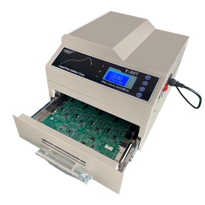 China Building Material Shops Puhui Hot Air Infrared Reflow Oven Lead Free Wave Reflow Oven T937 SMT Desktop Soldering Furnace for sale