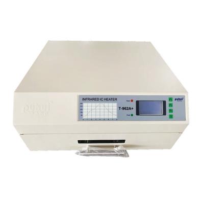 China Puhui T962A+ new model desktop reflow oven automatic bga reballing station of hotels LED SMT reflow oven for sale