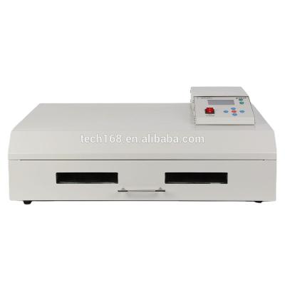 China machine repair shop puhui factory 600*400 mm intelligent smt desktop reflow oven for pcb soldering 220v 110v soldering fixture for sale