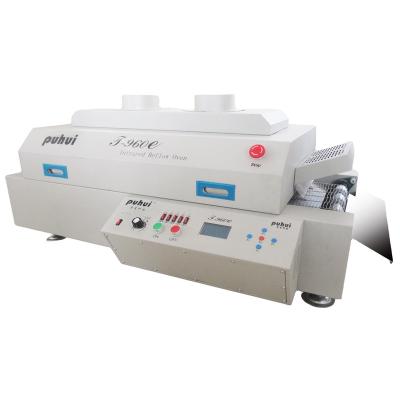 China Smt industry puhui small lead-free benchtop LED SMT reflow oven T960e for pcb soldering smt soldering device IC infrared heater for sale