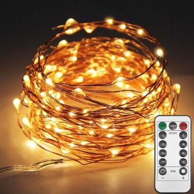 China Colorful Copper Wire String Lights USB Plug In LED Fairy Lights With Remote for sale