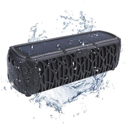 China 2019 new arrival mini solar power waterproof wireless speaker with TF card slot for sale