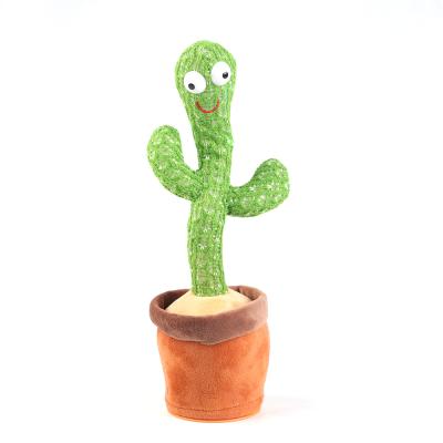 China Yifan Electronic Dancing Cactus Plush Toy Shake Swing Dancing Doll Plush Doll Product with Songs for sale