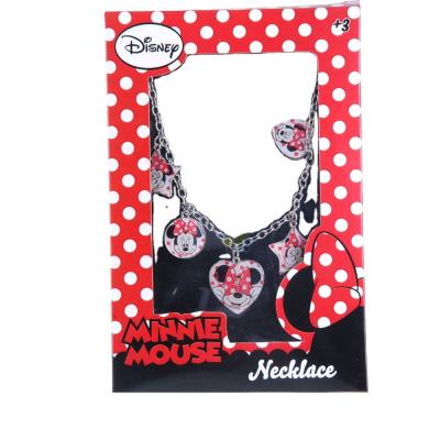 China Yifan High Quality Wholesale Cartoon Cute Heart Jewelry Pendant Necklace Kids Minnie Mouse Necklace for sale