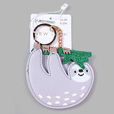 China Yifan Wholesale Low Price High Quality Durable Customized Key Chain Cute Cartoon Sloth Pendant Keychain for sale