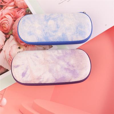 China Yifan Latest Design Custom Luxury Eva Glasses Box Portable Zipper Link Dye Sunglasses Eco-friendly Case for sale