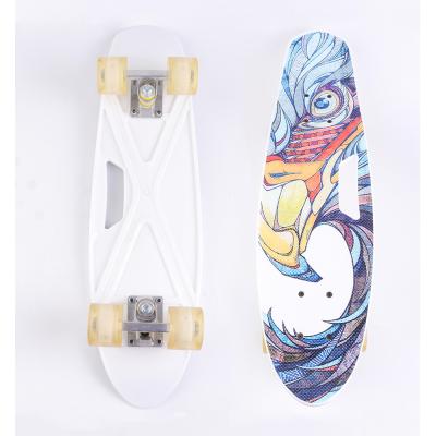 China YIiFan Youth Latest High Performance Custom Flying Skateboard Printed Mini Children Adult Wheels Skateboard for sale