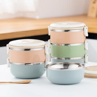 China Freshness Preservation Bento Lunch Box Lunch Containers For Food Stainless Steel Food Container Storage Boxes Sealed Bento Lunch Box for sale