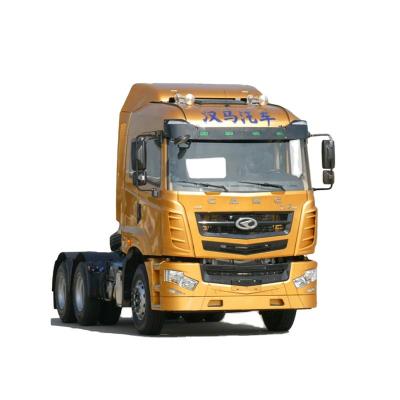 China Euro 2-6 420 pk zware vrachtwagen trekker 6x4 10 wielen aanhangwagen hoofd met ABS Te koop