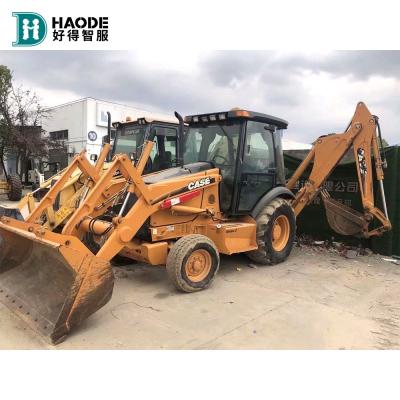 Китай Использованный 580m 580l  Backhoe Loader с верхним гидравлическим насосом 7000 8000 кг масса машины продается