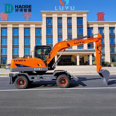 Chine Ce machine à charger des équipements lourds 8 tonnes 10 tonnes Excavateur à roues pour la construction à vendre