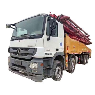 China Haode 37m 52m 56m Sany Truck Mounted Concrete Pump 300kW/1800rpm Productivity 200/137 m3/h for sale