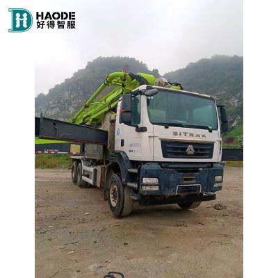 China 1800 kW HAODE ZOOMLION 49M Betonpompwagen 49X-6RZ met video-uitgaande inspectie Te koop