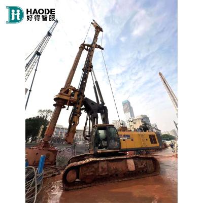 China XCMG XR280E Rotary Drilling Rig Machine Max.stroke 13m 94m Diepte Crawler Hammer Drill Te koop