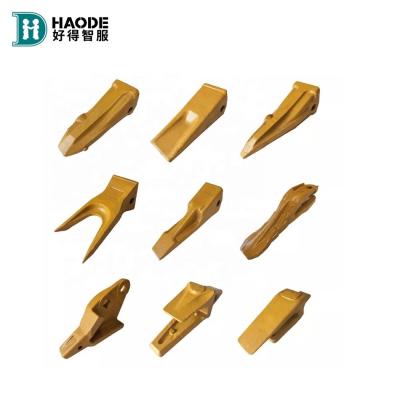 China HAODE Excavator Backhoe Rock Bucket Digger Teeth Bucket Tooth with Customized Design for sale