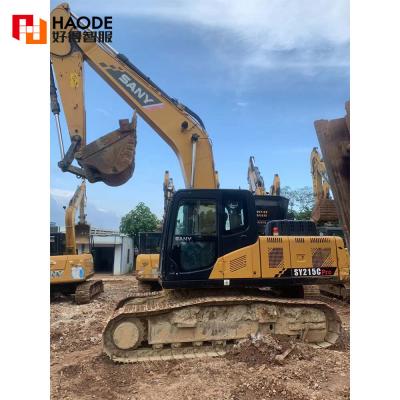 China 20 Ton Excavator Used Sany Excavator SY215 C Mini Excavator with 0.93m Bucket Capacity for sale