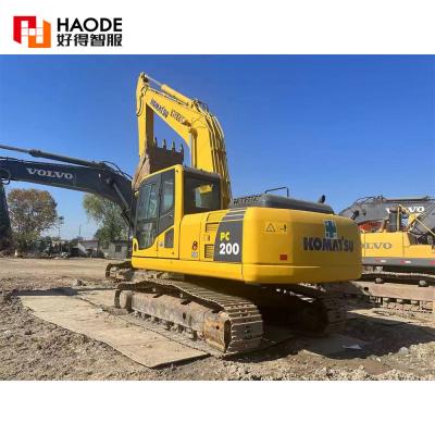 China 103 KW Komatsu SAA6D107E-1 Hydraulic Valve Used PC200-8 20t Excavator with Mini Bucket for sale