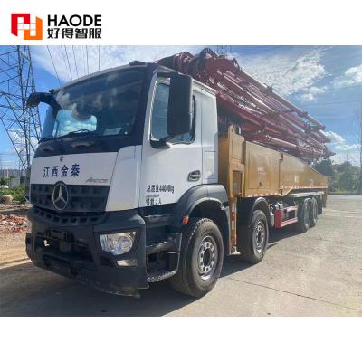 China 2020 56m Sany Concrete Pump Truck Benz Chassis Boom Pump Price for sale