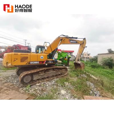 China 2020 Year Used SY200C Excavator High Efficiency Used Construction Machines for sale