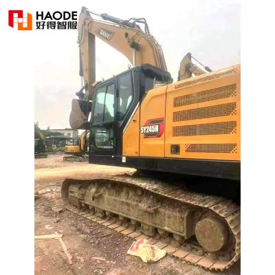 China 24Ton Construction Digger Crawler Excavator Medium Excavator Crawler Digger Machine Sany245 Excavator For Sale à venda