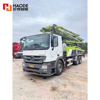 China National VI 2020 November Zoomlion Shandeka 49m Used Concrete Mixer Pump Truck for sale