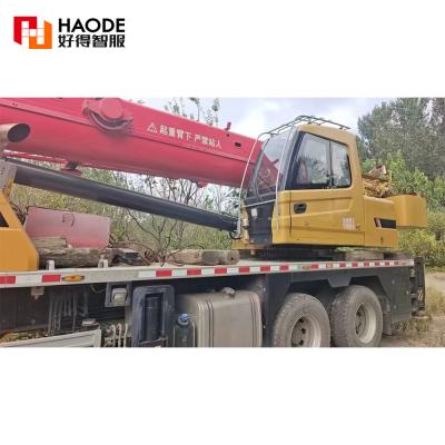 China Hydraulic Control System Top Brand Used Sany 4 Sections Booms 25 Ton Loading Capacity Truck Crane Stc250c5 on Sale for sale