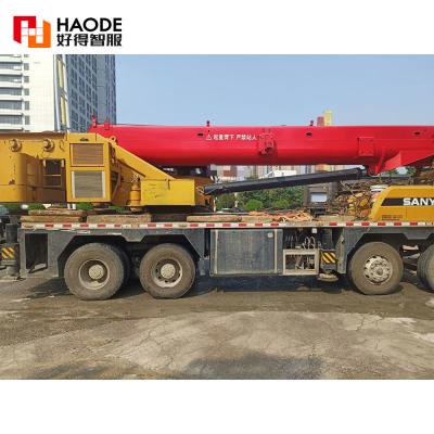 China China 40ton Stc400t 59.5m Lifting Height 5 Sections Hydraulic Pick-up Truck Crane for sale