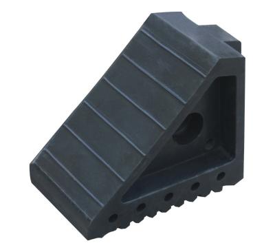 China Rubber High Strength To Severe Impact Portable Rubber Wheel Chock for sale