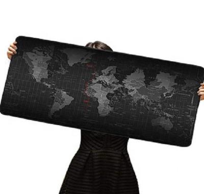 China Low Value To Advertise Extended Gift Non-slip Rubber Custom Design Big World Map Game Mousepad Large Mouse Pad Mat Cover for sale