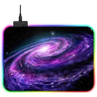 China Low Value Of Advertising Gift Small Size 350x250mm RGB Mouse Pad Desk Mat For Pc for sale