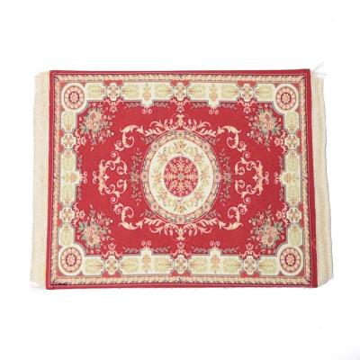 China Customized Oriental Woven Flat Mouse Pad Anti-Slip Cover Mat Carpet Mouse Pad for sale