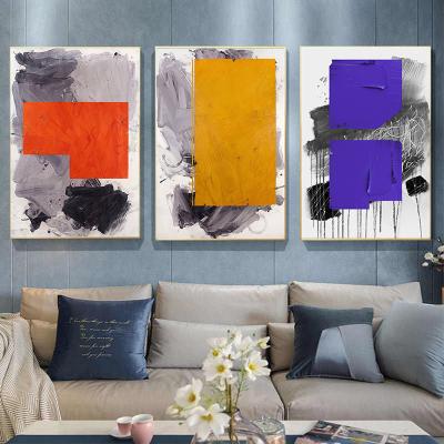 China Abstract Colorful Wall Art Pictures And Canvas Painitng Of Oil Painting Abstract For Home Decor Cuadros Living Room Decor for sale