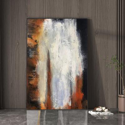 China Luxury Retro Abstract Brown Oil Painting Print On Canvas Wall Art Pictures For Home Decor Cuadros Living Room Decoration for sale