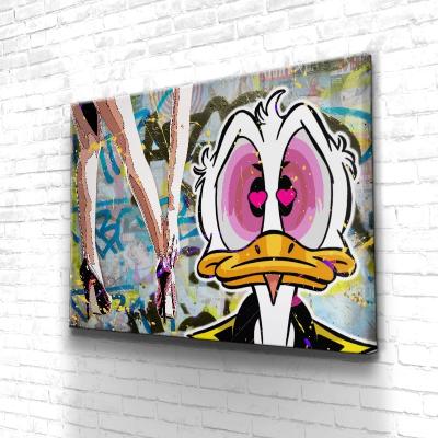 China Abstract Graffiti Street Art Cartoon Posters And Prints Canvas Painting Wall Pictures For Kid's Bedroom Cuadros Decor for sale