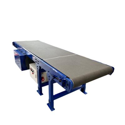 China Automatic Telescopic PVC Food Grade Industry Large Customized Inclination Heat Resistant Flat Belt Conveyor for sale