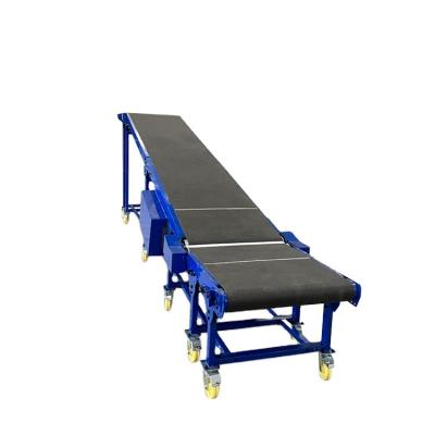 China high quality heat resistant portable inclined pvk belt conveyor equipment for warehouse logistic system for sale