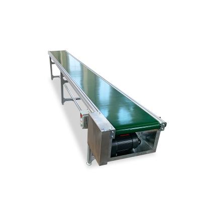 China CE Heat Resistant Speed ​​Adjustable Green Speed ​​Food Grade PVC Belt Conveyor Inclined Flat Curved Conveyor for sale