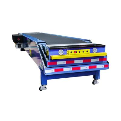 China Building Material Shops Stainless Steel Truck Loading And Unloading Of Rubber Belt Conveyor Price for sale