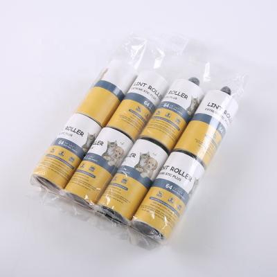 China Manual Hot Selling Tissues Cleaning Dust Dirt Paper Fiber Roller Refill Punch Pack for sale