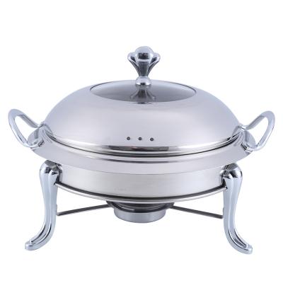 China Portablesale High Quality Chinese Pot Kitchen Pan Dry Stainless Steel Mocha Pot Alcohol Hot Pot for sale