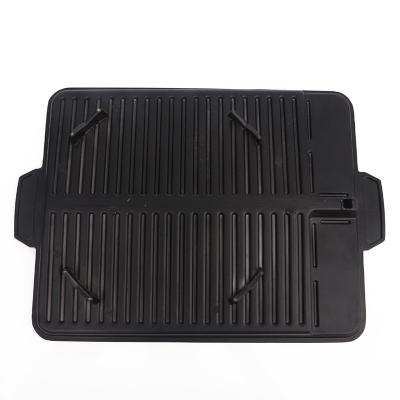 China Sustainable Factory Make Korea Barbecue Less Smoke Stove Outdoor Portable Griddle Grill Non Stick Grill Camping Gas Grill Pan for sale