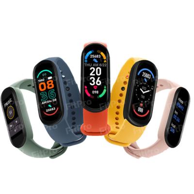 China Top Selling Touch Screen Amazon Smart Watch M6 Smart Wristband Wristband Smart Band USB 3.0 Heart Rate for sale